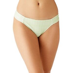 Carve Designs Cardiff Swimsuit Bottoms Spritz Texture‎ Recycled Swim Small White